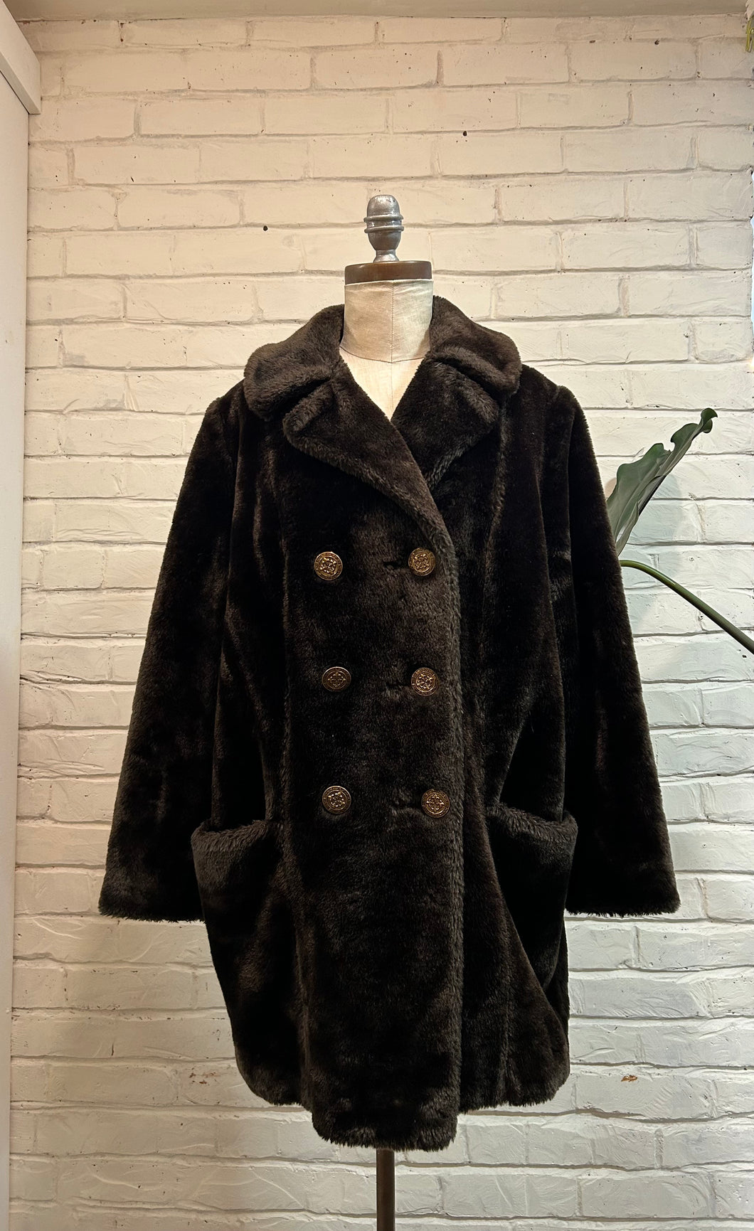 1970’s Vintage Faux Fur Jacket