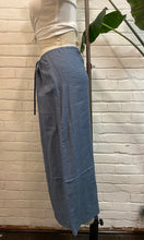 Load image into Gallery viewer, 1990’s Vintage Teal Linen Skirt
