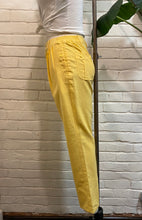 Load image into Gallery viewer, 1980’s Vintage Yellow Pleated High Waist Trousers

