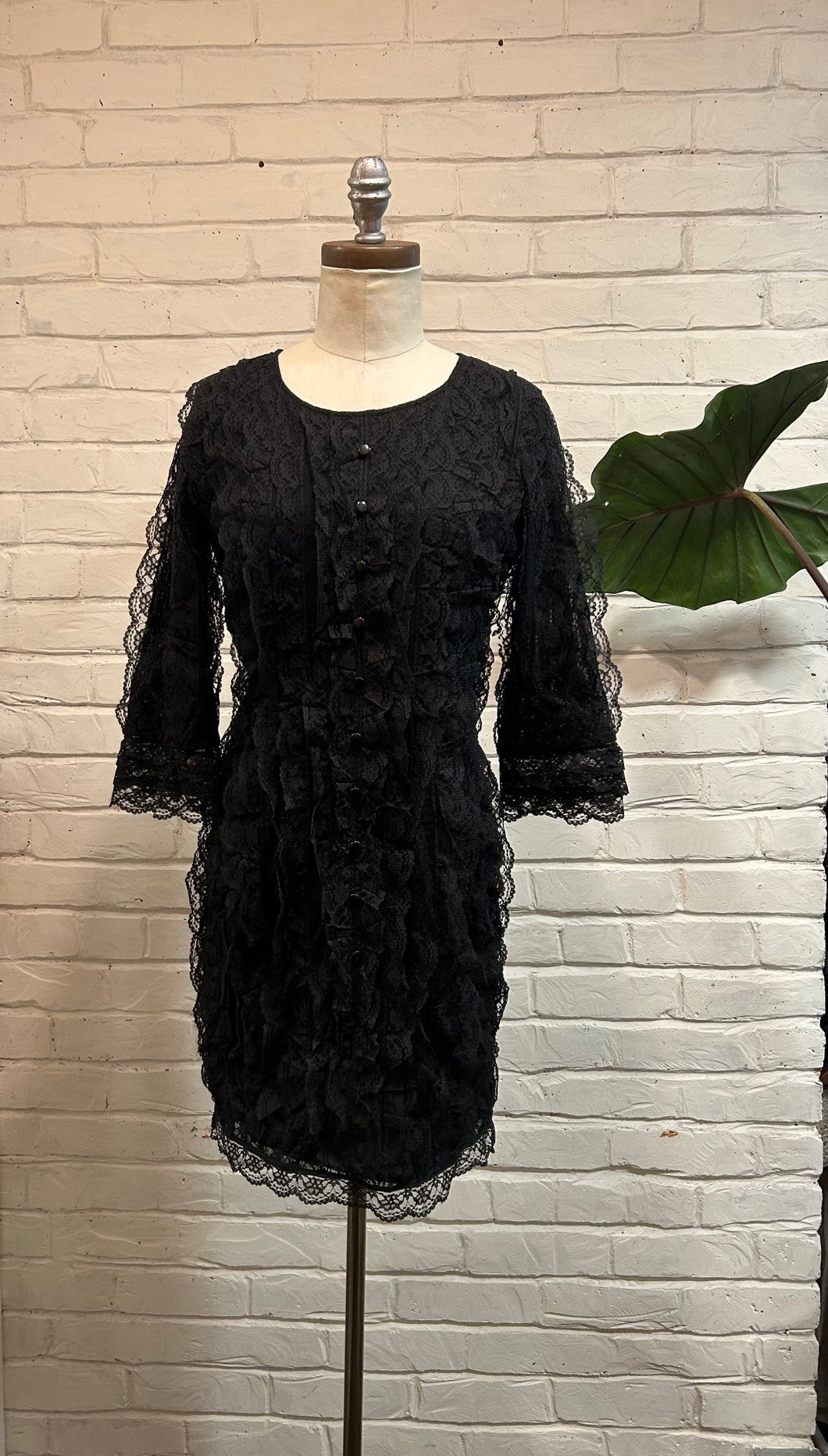 Y2K Vintage CHLOÉ Black Lace Dress