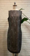 Load image into Gallery viewer, 1990’s Vintage Sheer Floral Grey Dress
