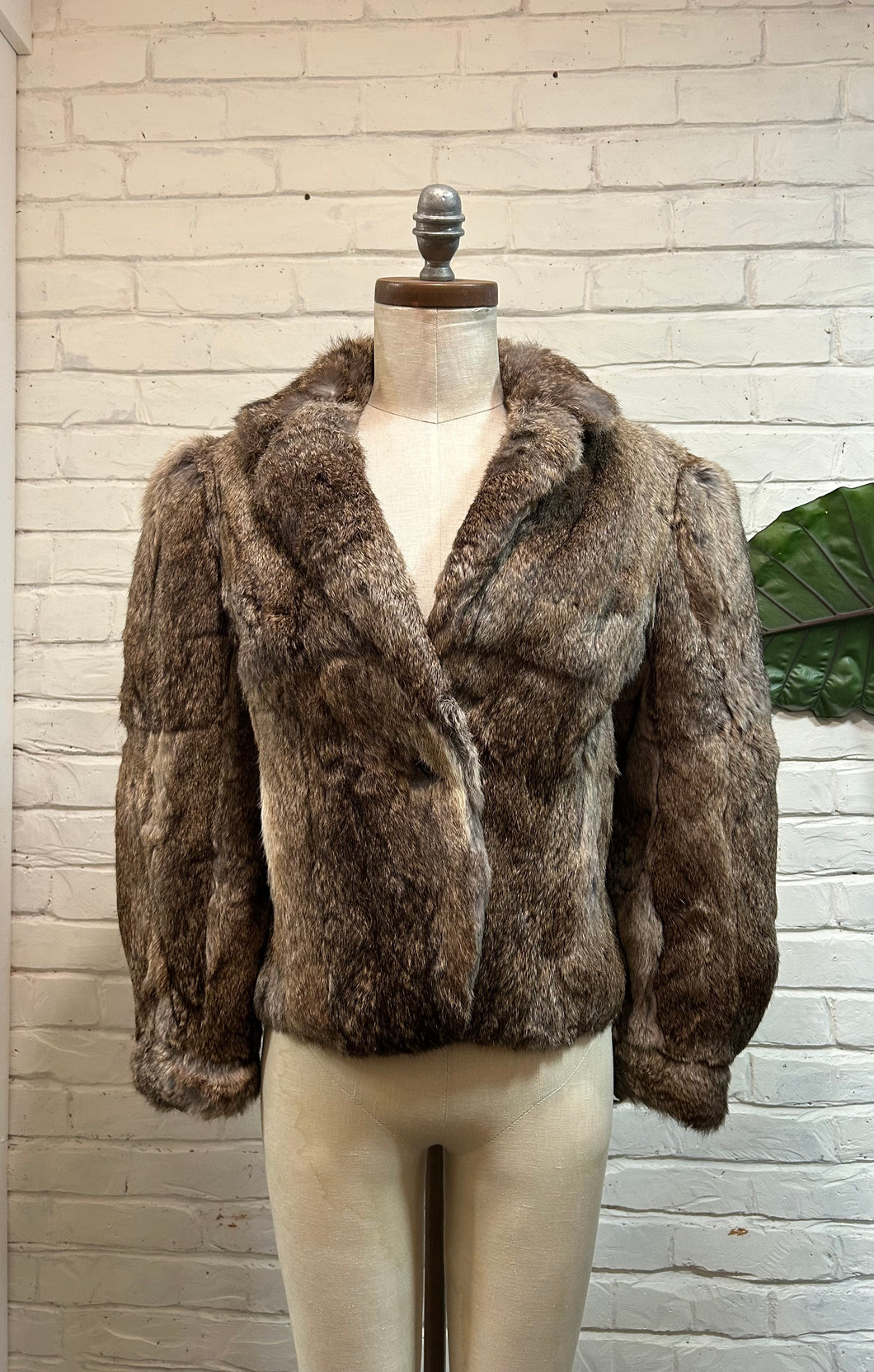 1980’s Vintage Mini Rabbit Fur Jacket