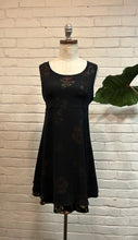 Load image into Gallery viewer, 1990’s Vintage Black Sheer Floral Dress
