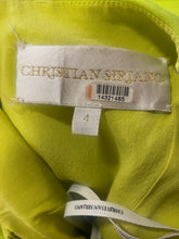 Load image into Gallery viewer, Vintage Designer Christian Siriano Lime Dress
