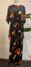 Load image into Gallery viewer, 1970’s Vintage Fall Floral Maxi Dress
