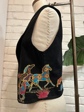 Load image into Gallery viewer, 1980’s Vintage Wild Horses Vest
