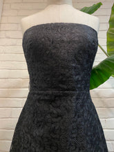 Load image into Gallery viewer, 1980’s Vintage Black Strapless Lace Dress
