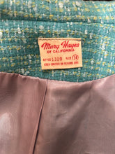 Load image into Gallery viewer, 1960’s Vintage Mary Hayes Turquoise Blazer
