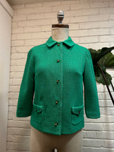 Load image into Gallery viewer, 1960’s Vintage Kelly Green Wool Blazer
