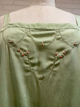 Load image into Gallery viewer, 1920’s Vintage Mint Silk Romper
