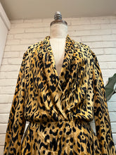 Load image into Gallery viewer, 1980’s Vintage Silk Cheetah Blouse
