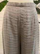 Load image into Gallery viewer, 1980’s Vintage Gray Giorgio Armani Striped Trousers
