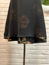 Load image into Gallery viewer, 1990’s Vintage Black Sheer Floral Dress
