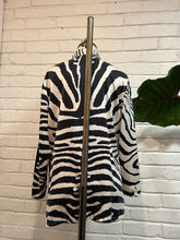 Load image into Gallery viewer, 1980’s Vintage Zebra Silk Blouse
