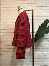 Load image into Gallery viewer, 1990’s Vintage Red Plaid Pendleton Blazer
