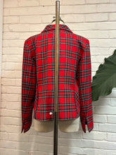 Load image into Gallery viewer, 1990’s Vintage Red Plaid Pendleton Blazer
