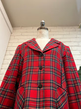 Load image into Gallery viewer, 1990’s Vintage Red Plaid Pendleton Blazer
