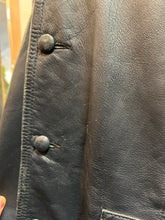 Load image into Gallery viewer, 1970’s Vintage Blue Leather Jacket
