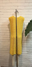 Load image into Gallery viewer, 1960’s Vintage Yellow Hand Knit Midi Dress
