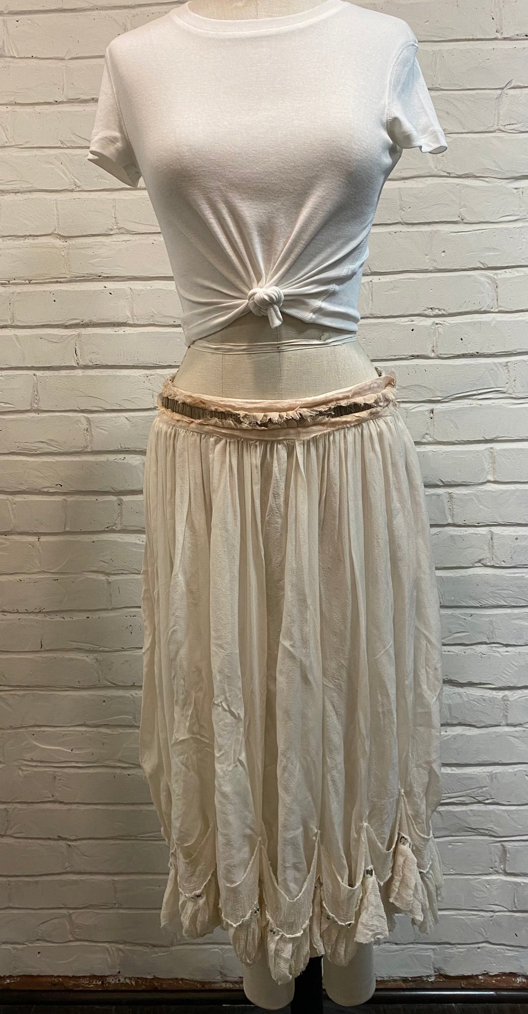 Vintage Designer Chloé Silk Ethereal Skirt